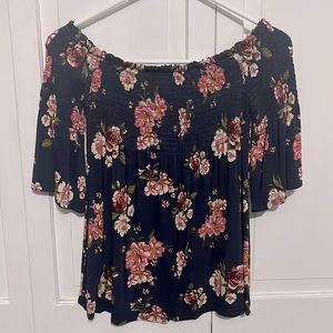 Off the Shoulder Floral Top